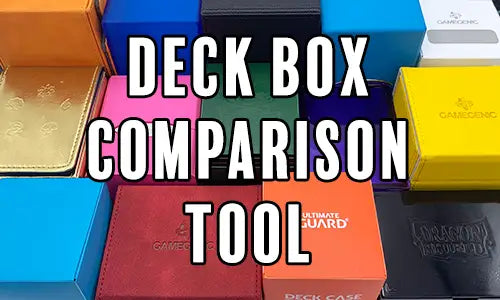 Deck Box Comparison Tool  Double Sleeved