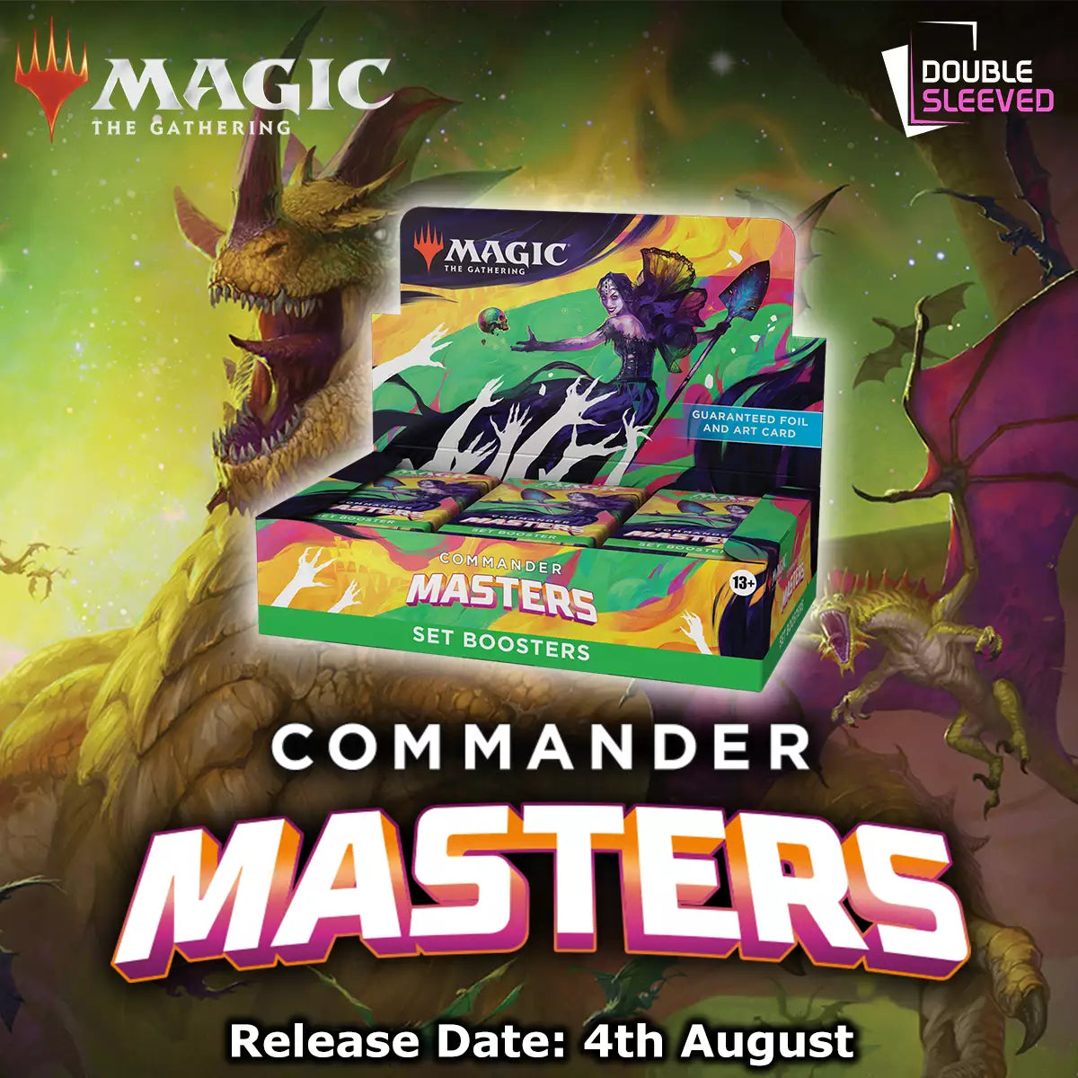 mtg commander masters set booster box Introducing Mystery Booster: #commander edition #mtgcommander #magicthegathering #mtg #mtgcommunity Request your MTG product today SPICY Commander Masters Full Set