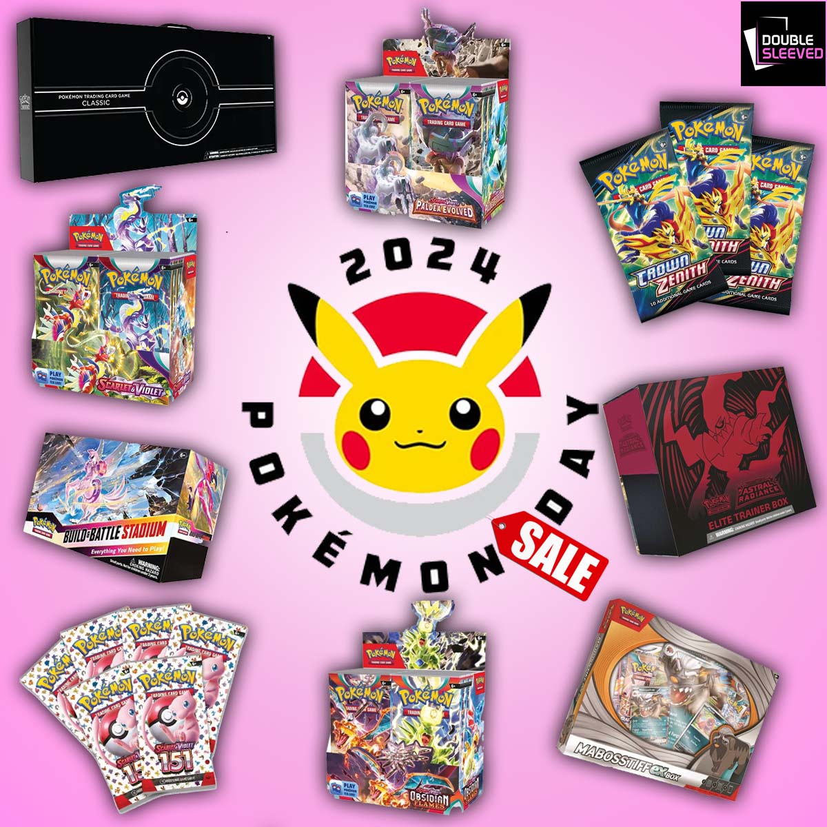 Pokemon Day Sale 2024 Double Sleeved Pokemon Day Sale 2024 Double Sleeved