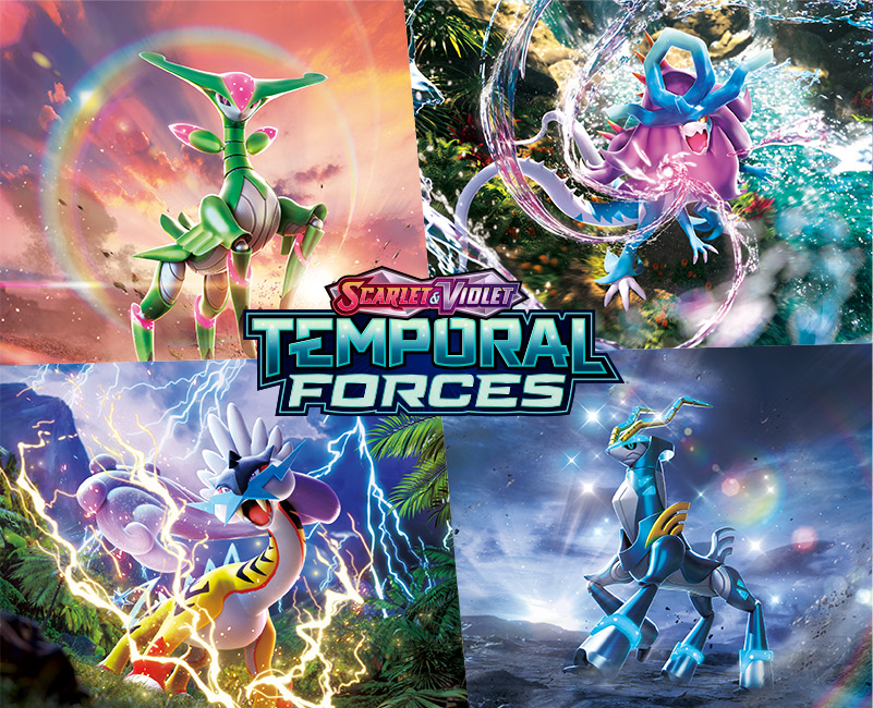 temporal forces pokemon cards TCG: Scarlet and Violet: Forces: Booster Bundle : Toys & Games Iron Leaves Elite Trainer Box. Pokmon TCG: Scarlet & VioletTemporal