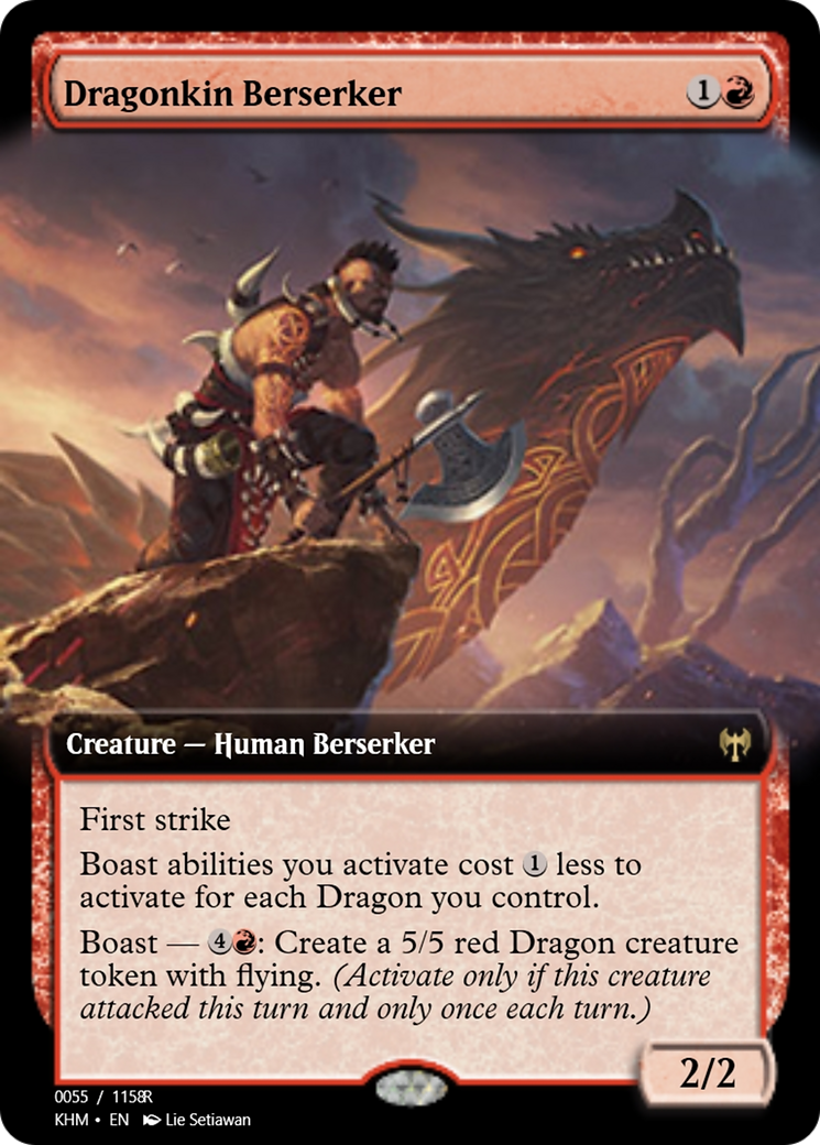 Dragonkin Berserker (PRM-88310) - Magic Online Promos Foil