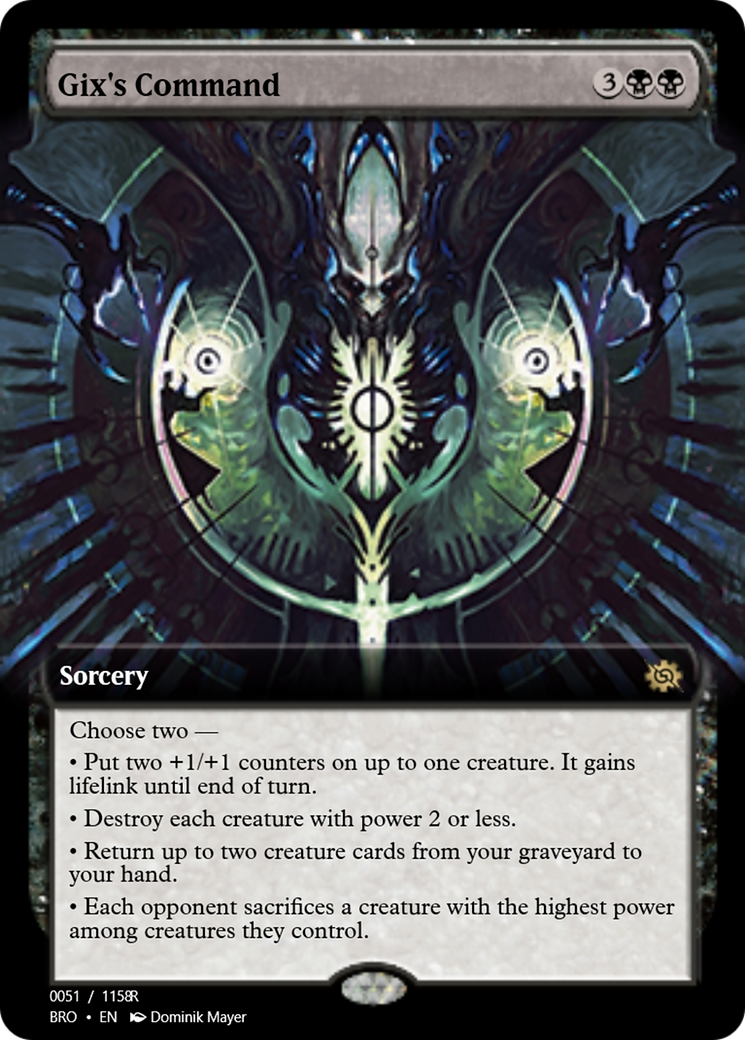 Gix's Command (PRM-105710) - Magic Online Promos