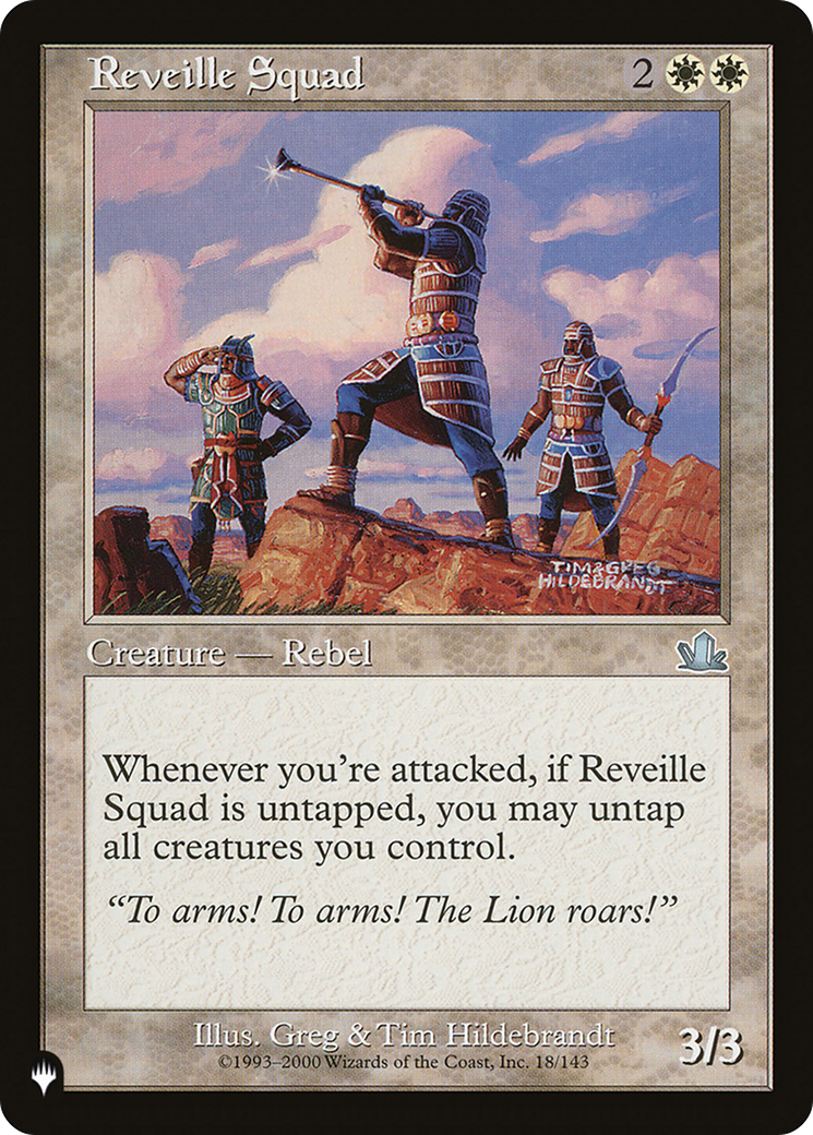 Reveille Squad (LIST-18/143) - The List