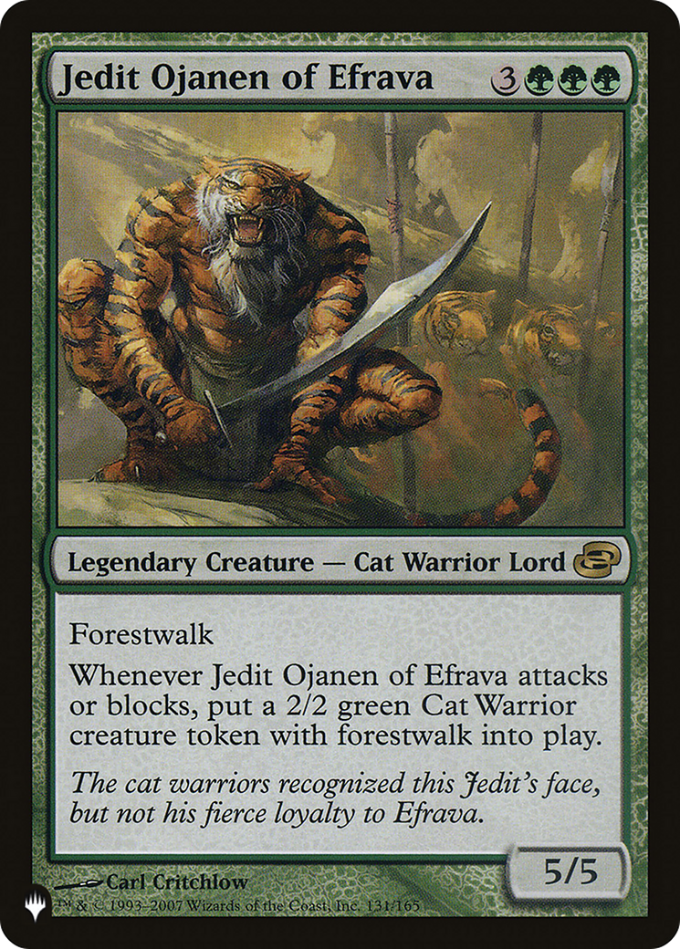 Jedit Ojanen of Efrava (LIST-PLC-131) - The List