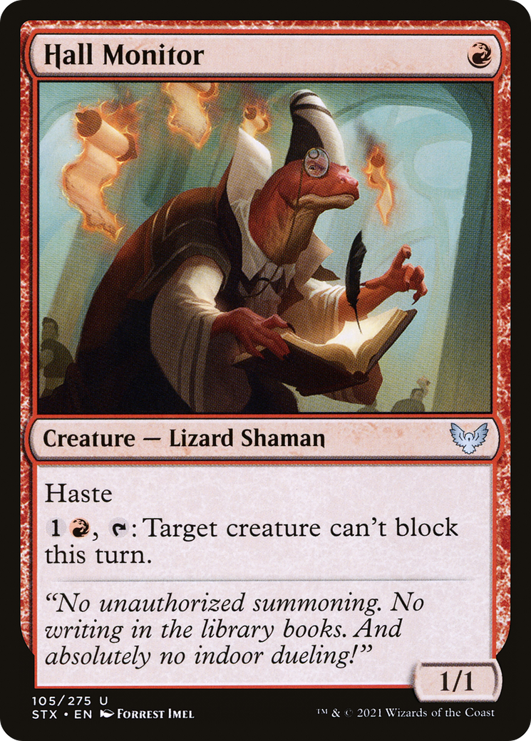 Hall Monitor (STX-105) - Strixhaven: School of Mages Foil