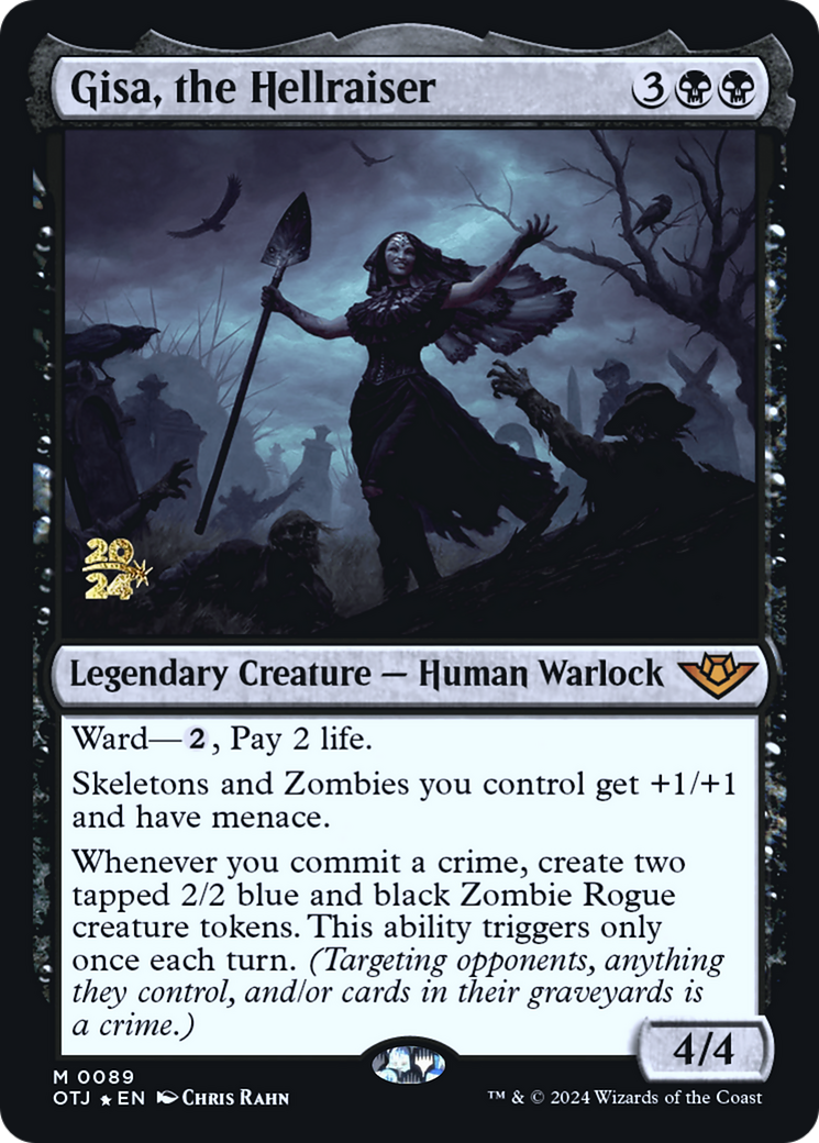 Gisa, the Hellraiser (PRE-89S) - Outlaws of Thunder Junction Promos Foil
