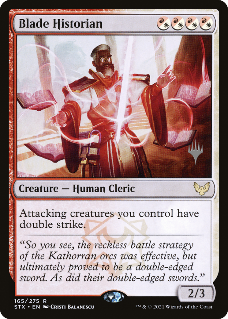 Blade Historian (PPSTX-165P) - Strixhaven: School of Mages Promos Foil
