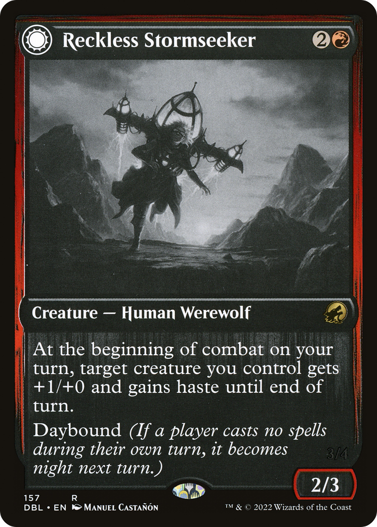 Reckless Stormseeker (DBL-157) - Innistrad: Double Feature: (Double Faced Transform)