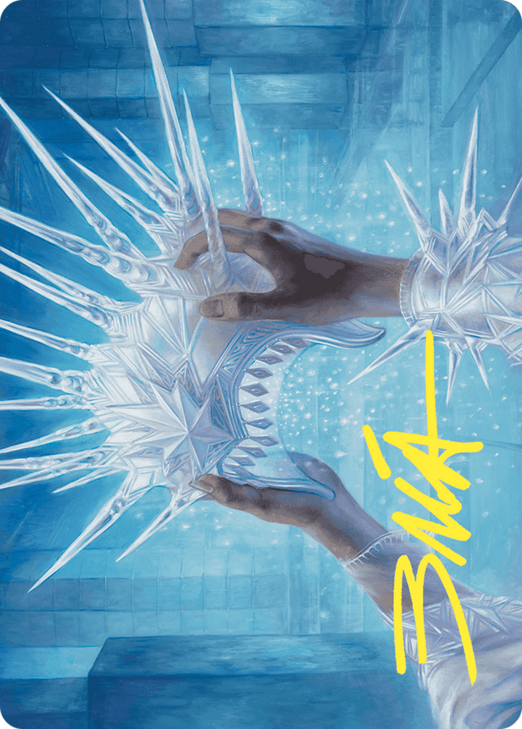 Hylda's Crown of Winter // Hylda's Crown of Winter (AWOE-043) - Wilds of Eldraine Art Series (Borderless) Foil