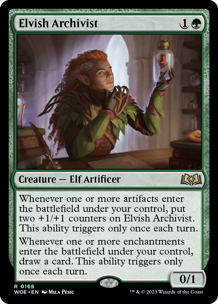 Elvish Archivist (WOE-168) - Wilds of Eldraine Foil