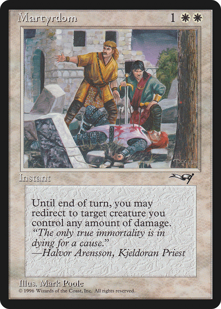 Martyrdom (Wounded on Ground) (ALL-139) - Alliances