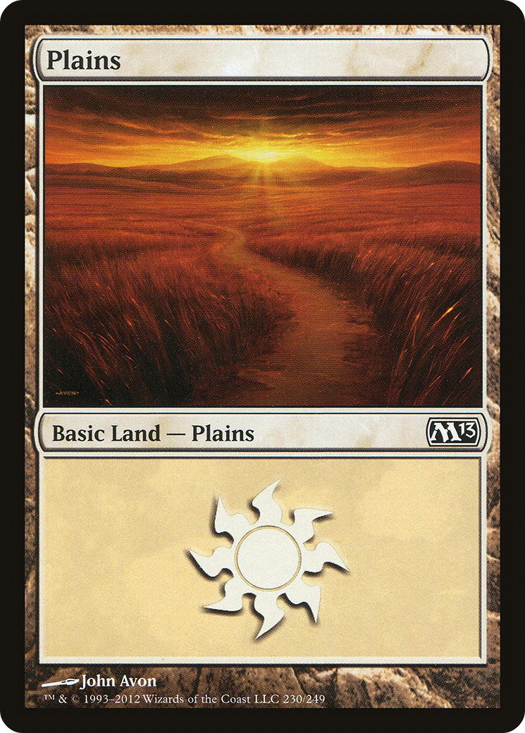 Plains (230) (M13-230) - Magic 2013 Foil