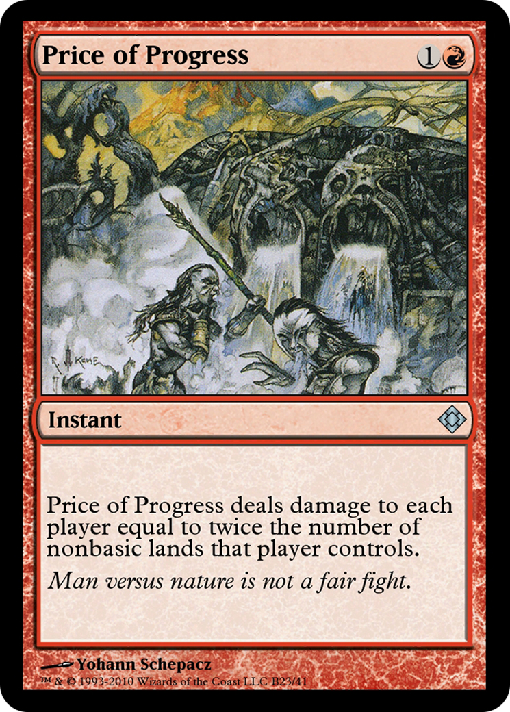 Price of Progress (TD0-B23) - Magic Online Theme Decks