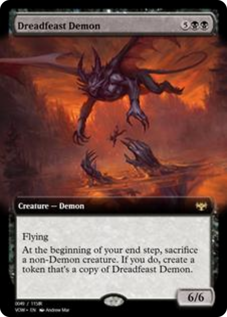 Dreadfeast Demon (PRM-95337) - Magic Online Promos
