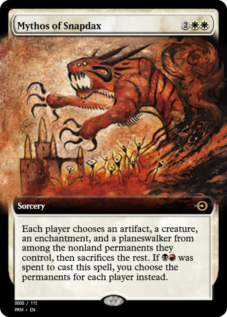 Mythos of Snapdax (PRM-80829) - Magic Online Promos