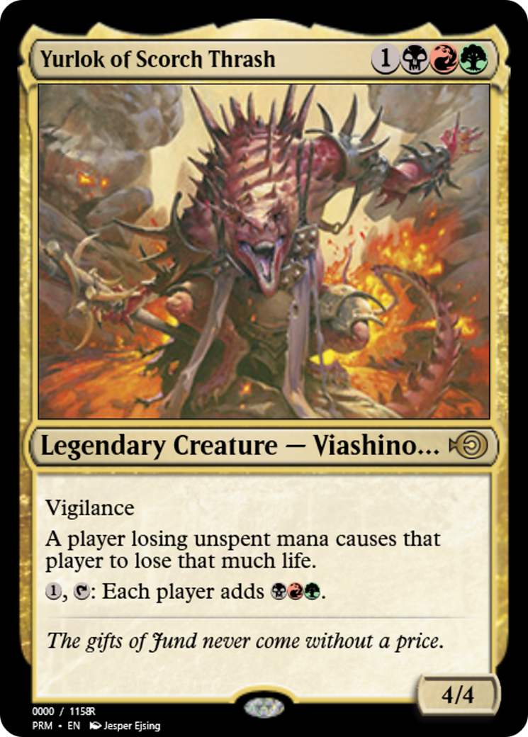 Yurlok of Scorch Thrash (PRM-86352) - Magic Online Promos
