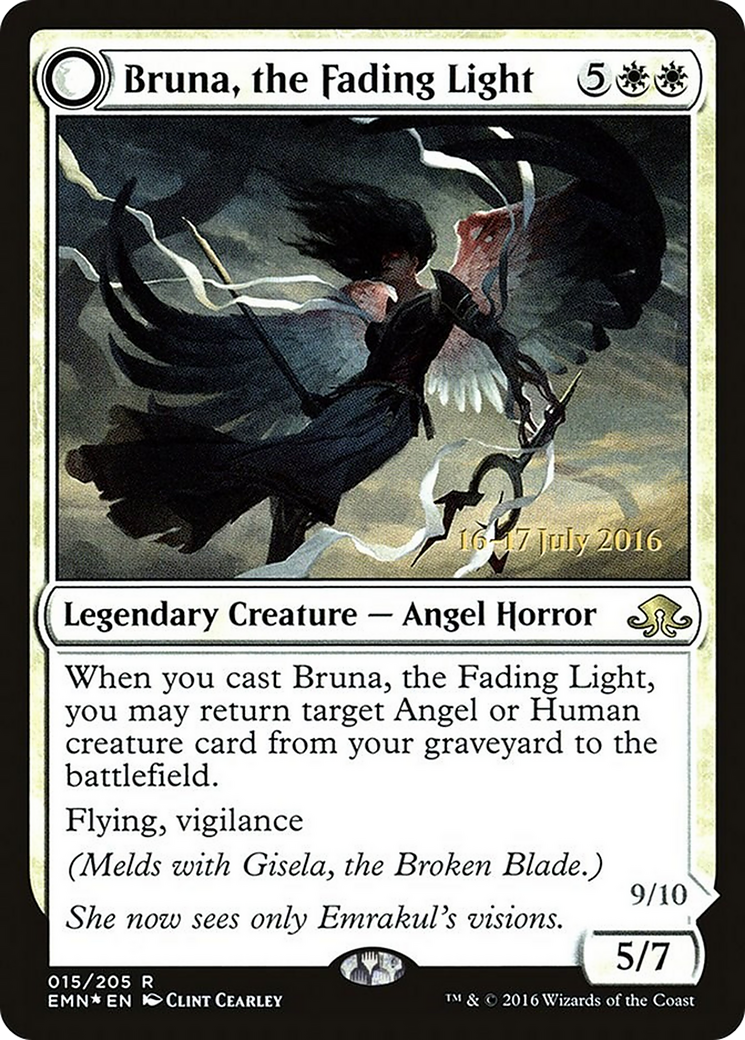 Bruna, the Fading Light (PRE-15S) - Eldritch Moon Promos: (mooneldrazidfc) Foil