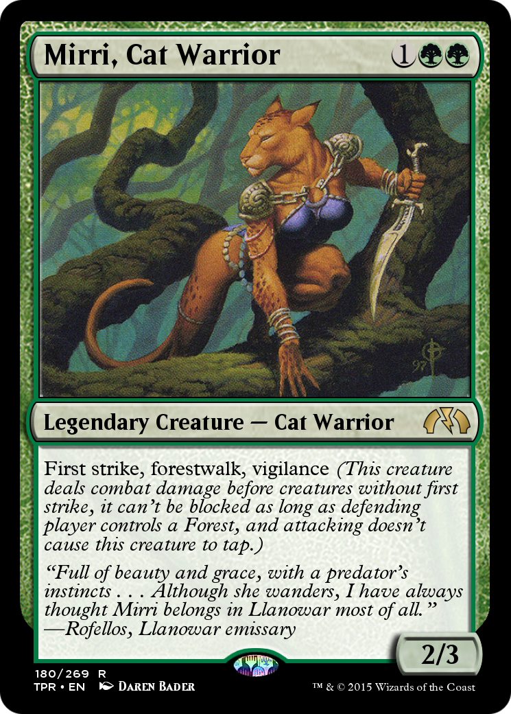 Mirri, Cat Warrior (TPR-180) - Tempest Remastered