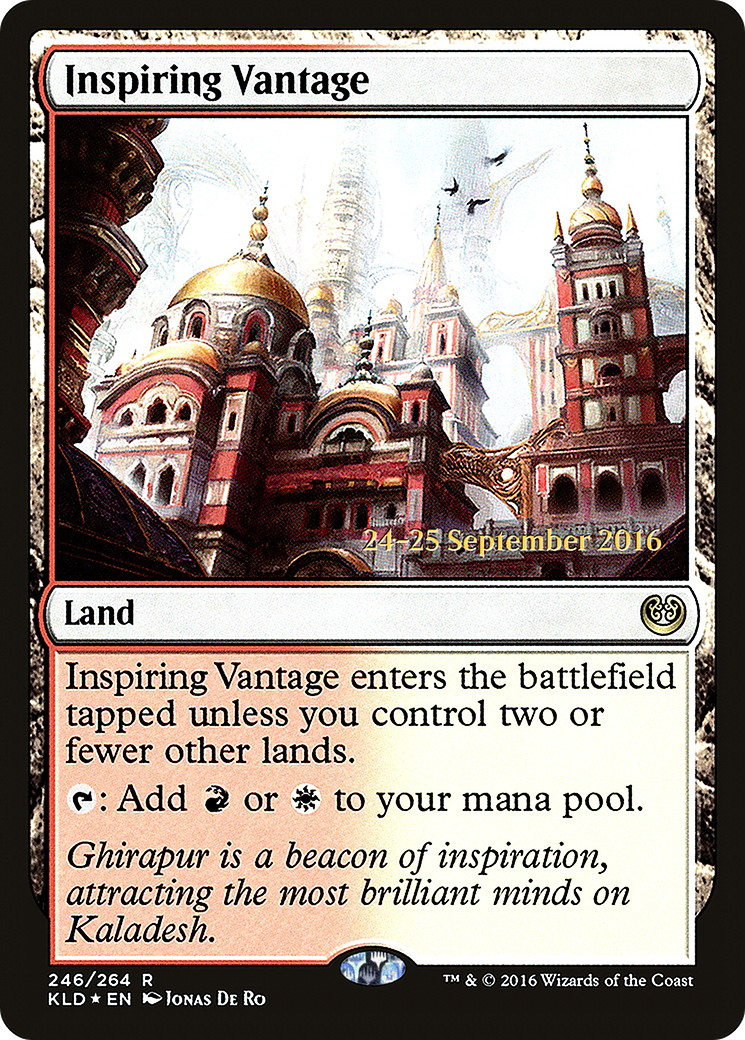 Inspiring Vantage (KLD) (PRE-246S) - Kaladesh Promos Foil