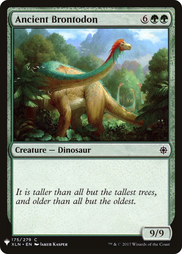 Ancient Brontodon (LIST-XLN-175) - The List
