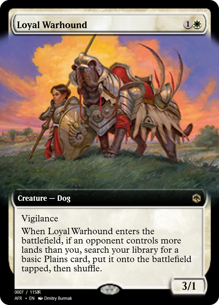 Loyal Warhound (PRM-92630) - Magic Online Promos