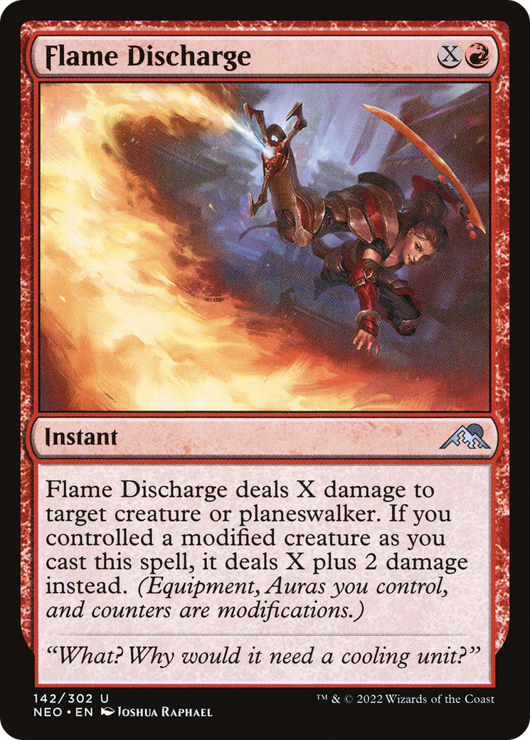 Flame Discharge (NEO-142) - Kamigawa: Neon Dynasty