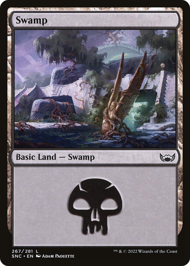 Swamp (267) (SNC-267) - Streets of New Capenna Foil