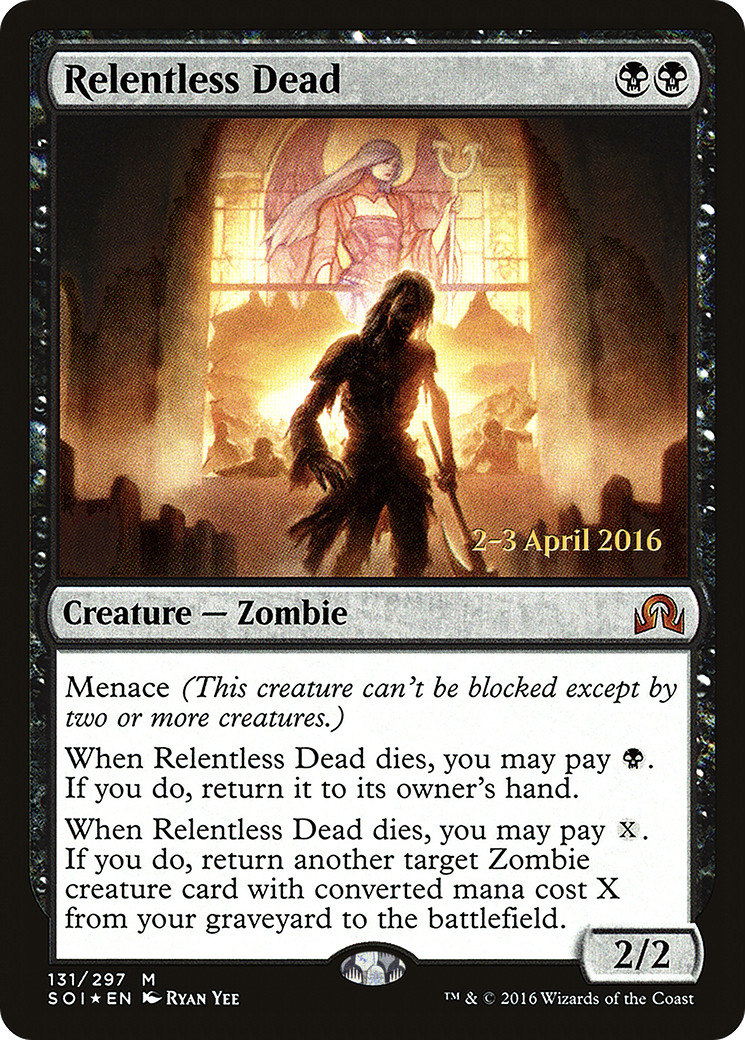 Relentless Dead (PRE-131S) - Shadows over Innistrad Promos Foil