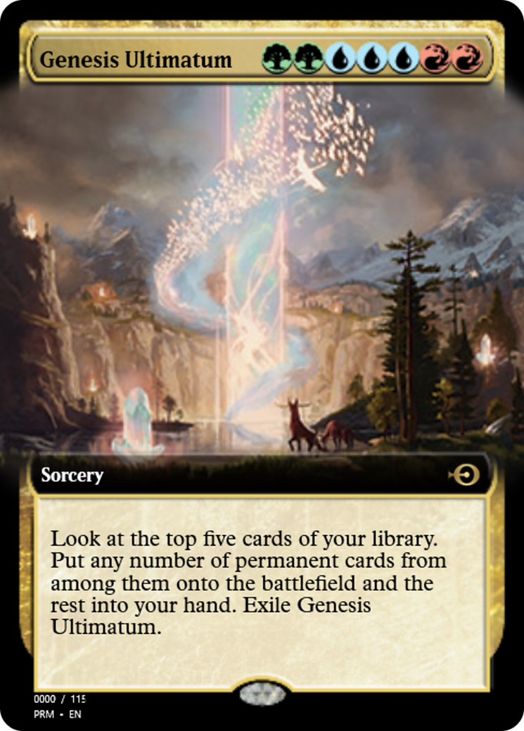 Genesis Ultimatum (PRM-80901) - Magic Online Promos Foil