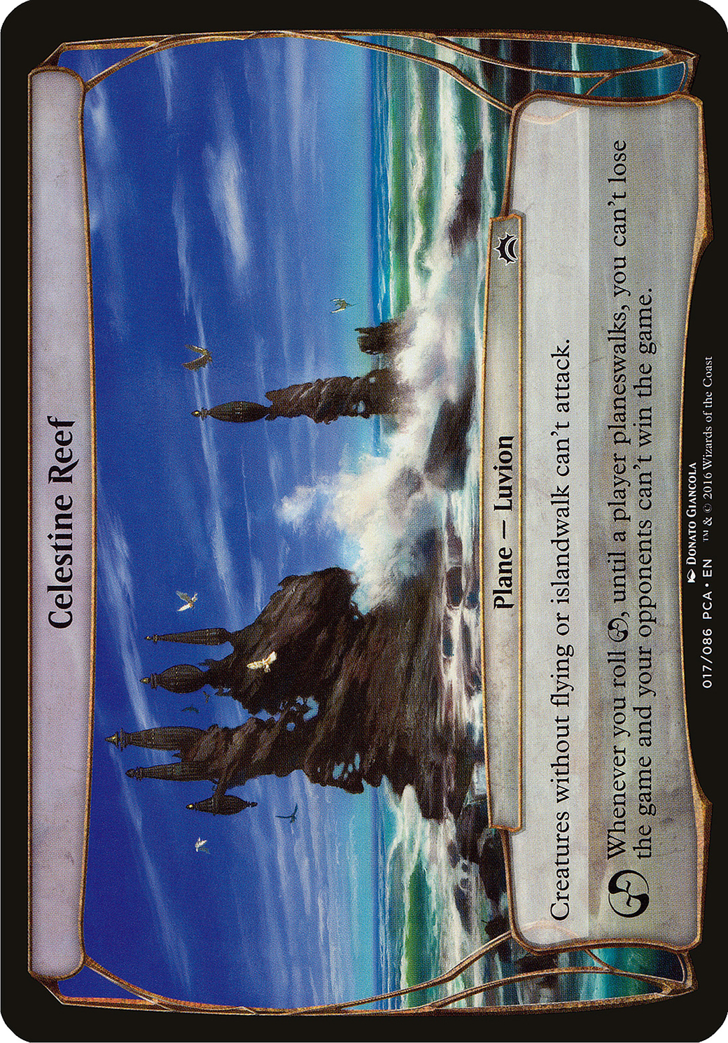 Celestine Reef (Planechase Anthology) (OVER-017) - Planechase Anthology Planes