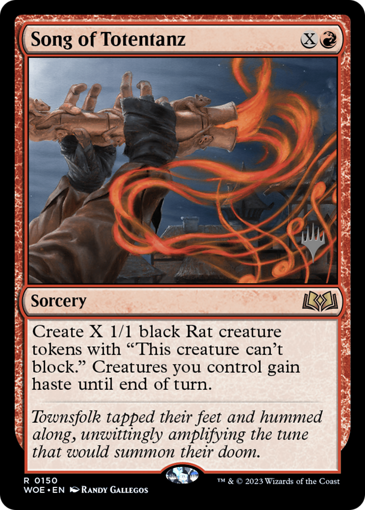 Song of Totentanz (PPWOE-150P) - Wilds of Eldraine Promos Foil