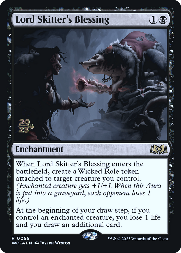 Lord Skitter's Blessing (PRE-98S) - Wilds of Eldraine Promos Foil