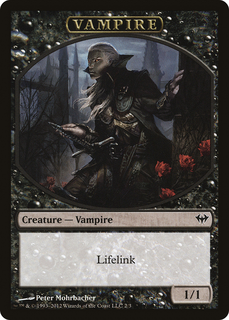 Vampire Token (DKA-002) - Dark Ascension Tokens