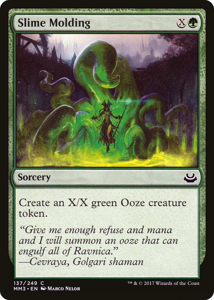 Slime Molding (MM3-137) - Modern Masters 2017 Foil