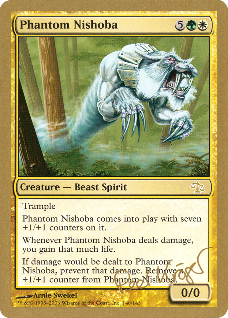 Phantom Nishoba - 2003 Peer Kroger (JUD) (WCD-) - World Championship Decks 2003