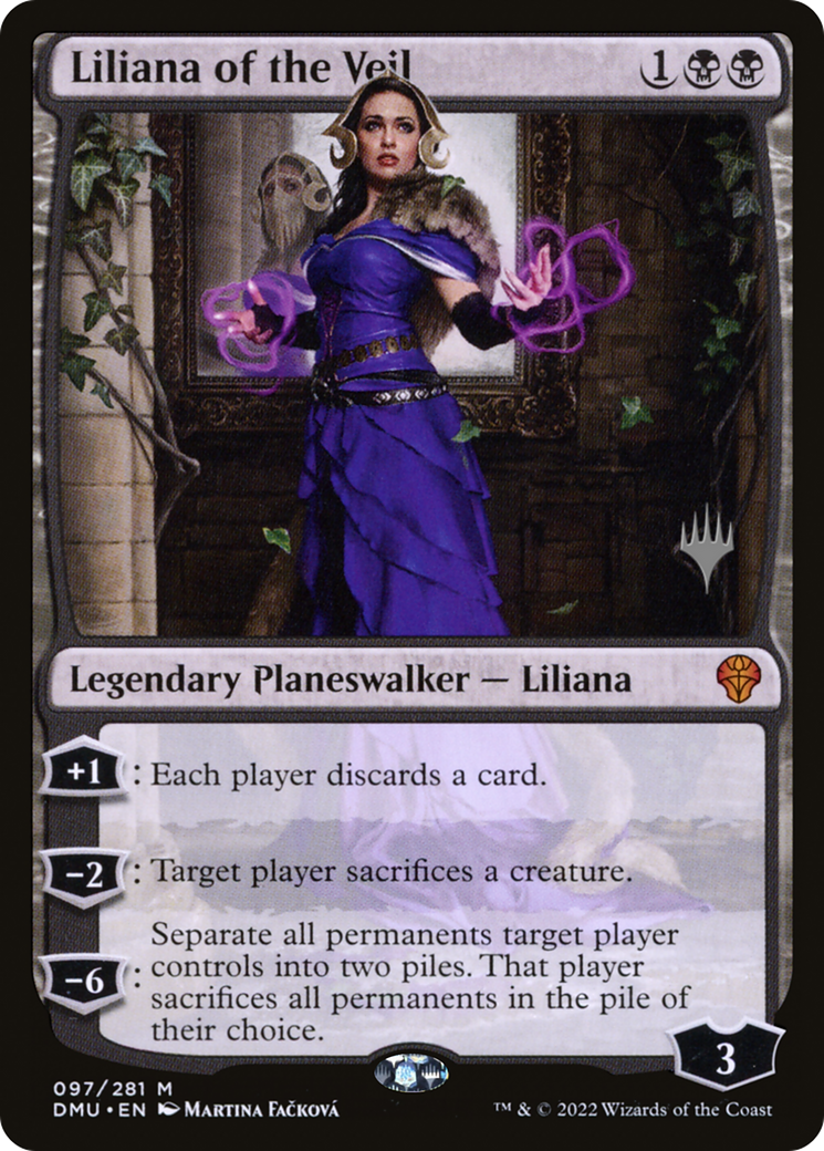 Liliana of the Veil (PPDMU-97P) - Dominaria United Promos Foil