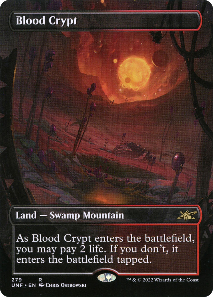Blood Crypt (Borderless) (UNF-279) - Unfinity (Borderless)