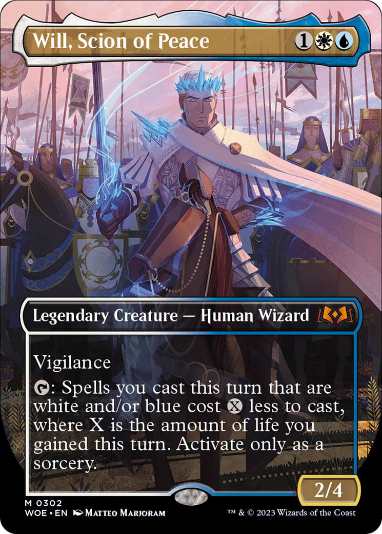 Will, Scion of Peace (Borderless) (WOE-302) - Wilds of Eldraine (Borderless)