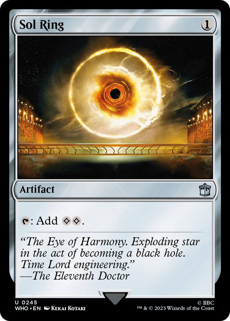 Sol Ring (WHO-245) - Doctor Who Foil