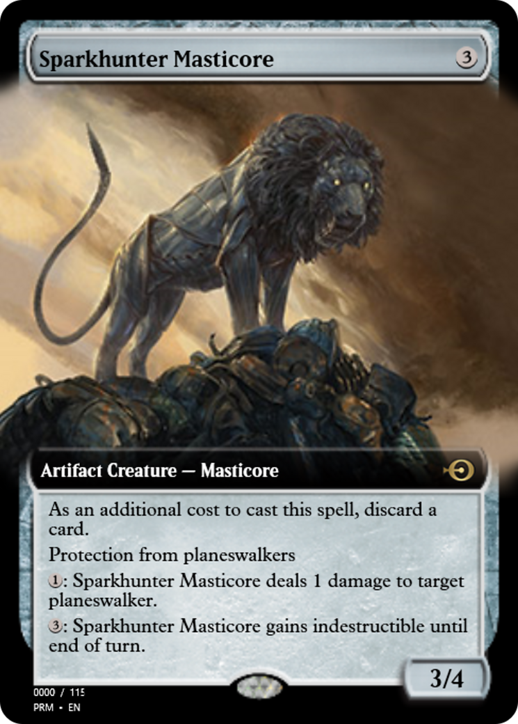 Sparkhunter Masticore (PRM-81998) - Magic Online Promos
