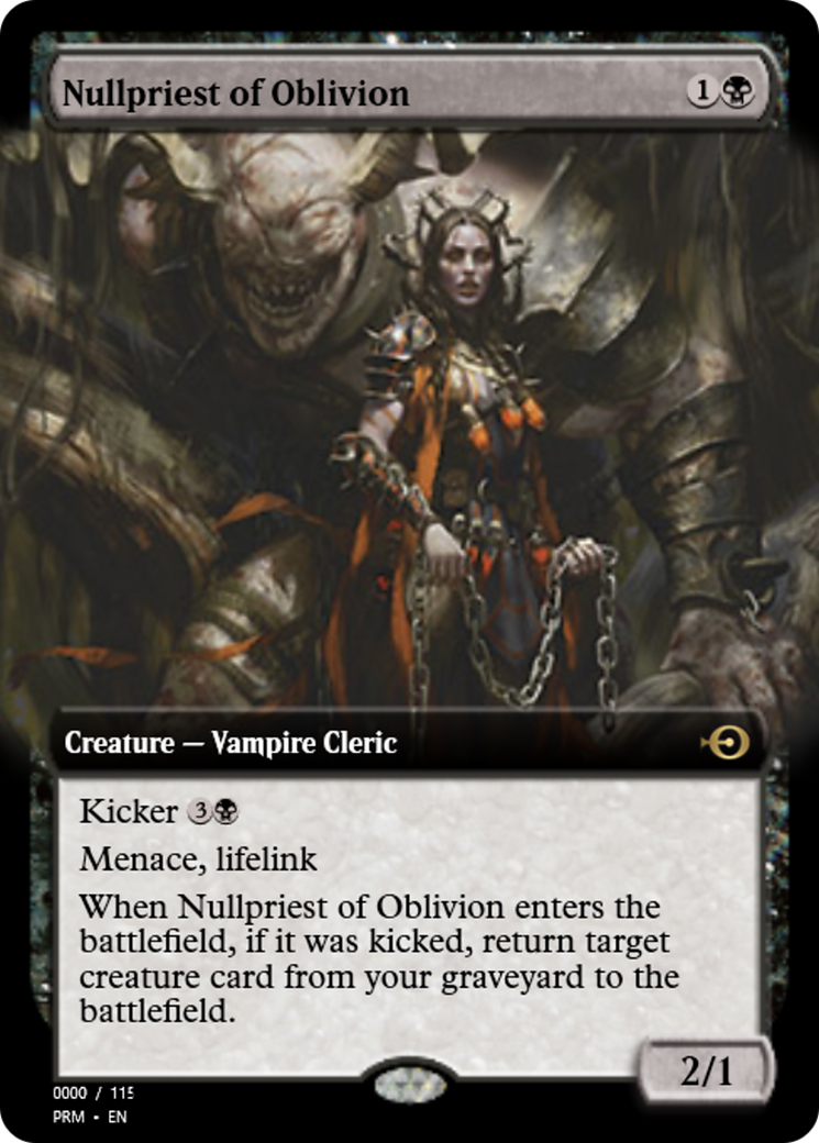 Nullpriest of Oblivion (PRM-83760) - Magic Online Promos