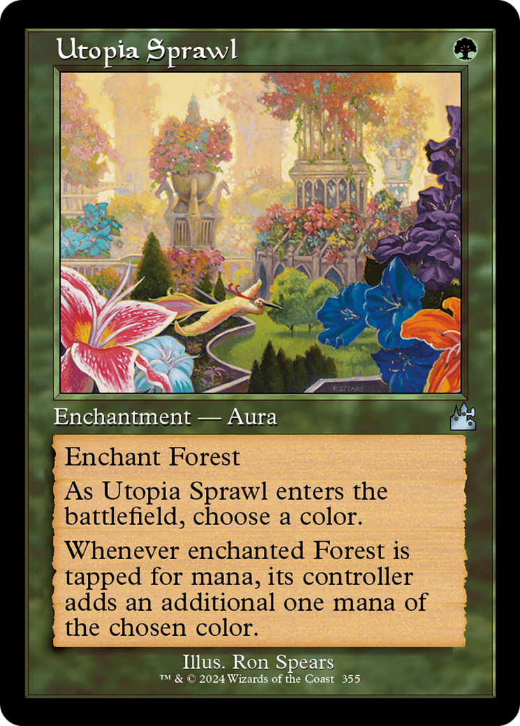 Utopia Sprawl (Retro Frame) (RVR-355) - Ravnica Remastered Foil