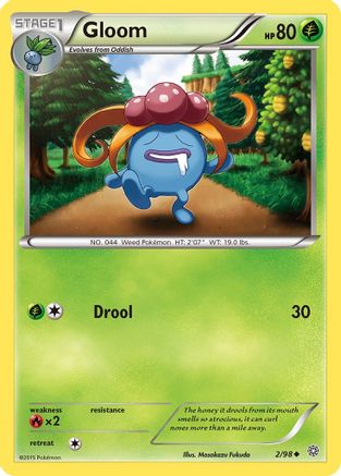 Gloom 002/98 - Reverse Holofoil XY Ancient Origins - Uncommon