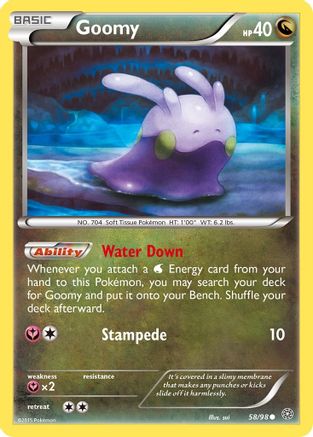 Goomy 058/98 - Reverse Holofoil XY Ancient Origins - Common