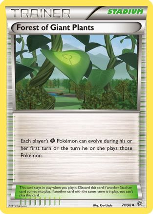 Forest of Giant Plants 074/98 - Reverse Holofoil XY Ancient Origins - Uncommon