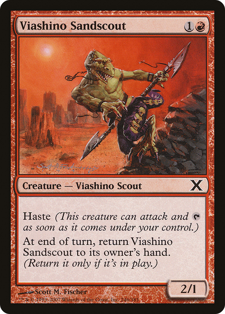 Viashino Sandscout (10E-246) - Tenth Edition