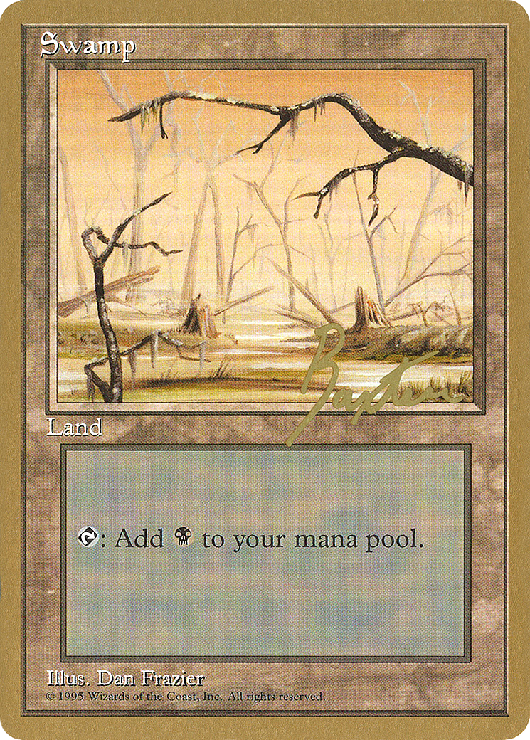 Swamp (A) - 1996 George Baxter (4ED) (WCD-GB370) - Pro Tour Collector Set