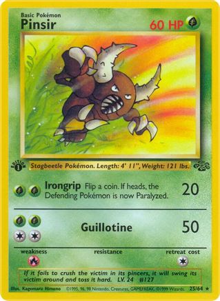 Pinsir (25) 025/64 - Unlimited Jungle - Rare