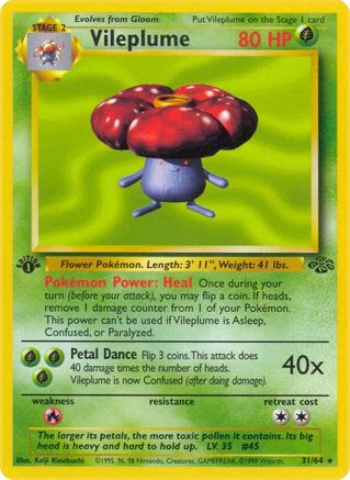 Vileplume (31) 031/64 - Unlimited Jungle - Rare