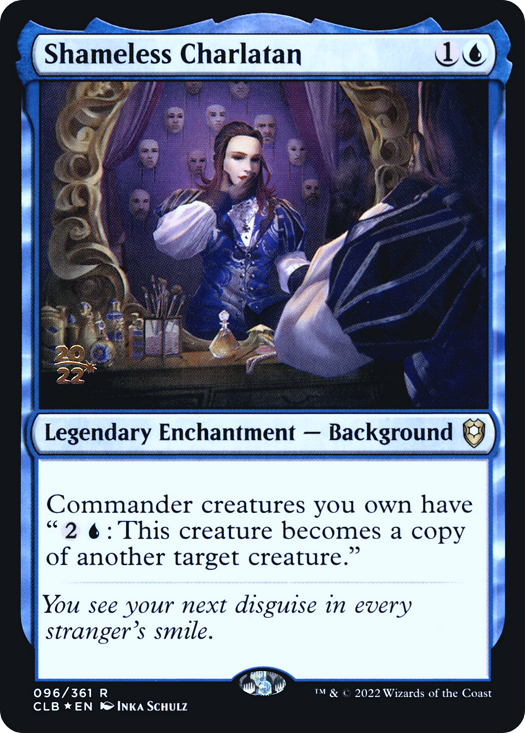 Shameless Charlatan (PRE-96S) - Battle for Baldur's Gate Promos Foil